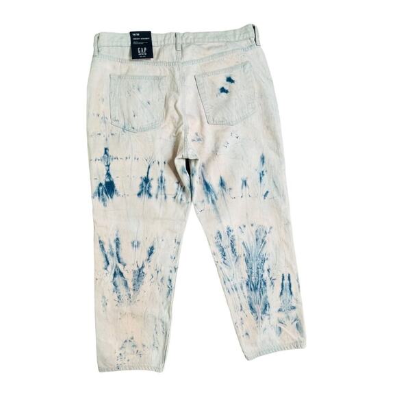 Gap Cheeky Straight High Rise Tie Dye Jeans NWT Size 16/33 - Picture 4 of 13
